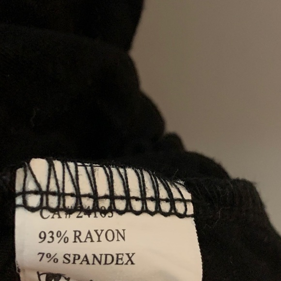 Black Loose Long Sleeve Top With Silver Studs - Picture 3 of 9